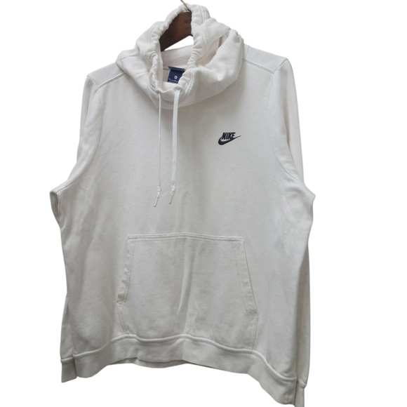 Nike Men's Long-Sleeves Hoodie Size XL Oatmeal Color ****FLAWED ***** - Picture 2 of 10